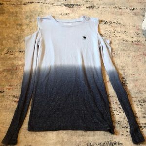 long sleeve off the shoulder shirt up for grabs!